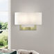 Allison 2 Light 15 inch Antique Brass ADA Wall Sconce Wall Light, Large