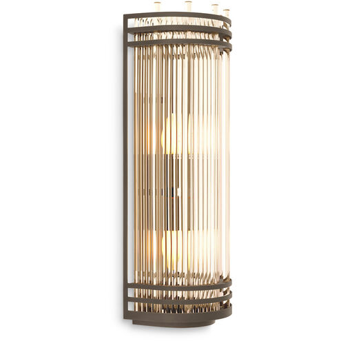 Gulf Wall Lamp Wall Light in Bronze Highlight, Large