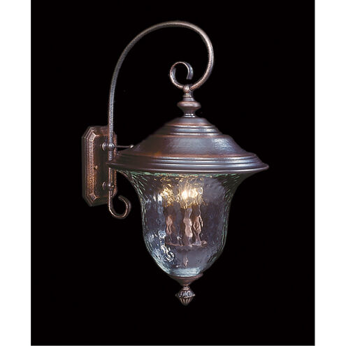 Carcassonne 3 Light 13.50 inch Outdoor Wall Light