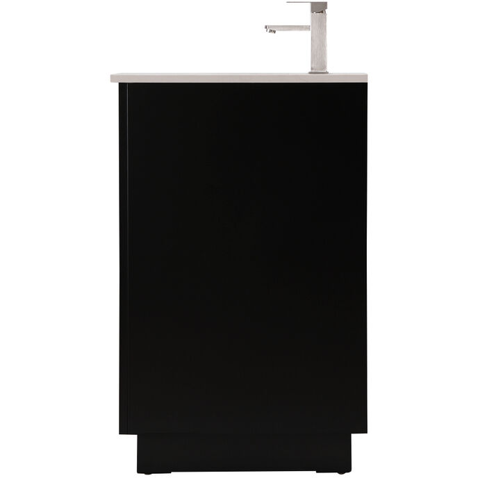 Hayes 60 X 22 X 35 inch Black Vanity Sink Set