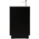 Hayes 60 X 22 X 35 inch Black Vanity Sink Set