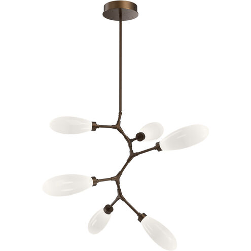 Fiori LED 38.2 inch Flat Bronze Chandelier Ceiling Light, Modern Vine