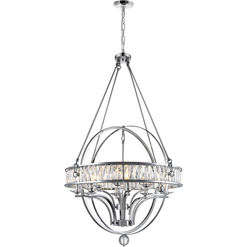 Arkansas 12 Light 42 inch Chrome Chandelier Ceiling Light