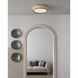 Alora Mood Lyla LED 20 inch Rattan Flush Mount Ceiling Light