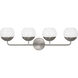 Alvin 4 Light 33.38 inch Bathroom Vanity Light