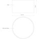 Mousinni LED 17.75 inch White Flush Mount Ceiling Light
