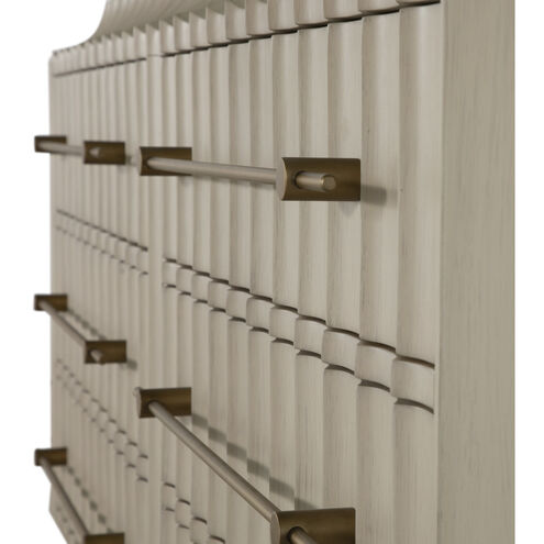 Merigold Brushed Gold / Sesame White Dresser