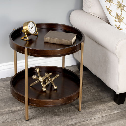 Damirra Wood & Metal End or Side Table