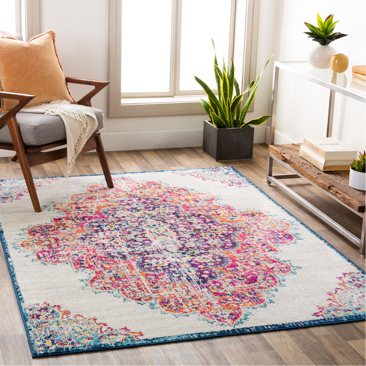 Floransa 108 X 79 inch Rugs in 7 x 9, Rectangle