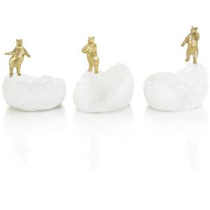 Bears 3.25 X 3.25 inch Sculptures, Set of 3