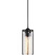 Bayou 3 Light 7.13 inch Black Pendant Ceiling Light