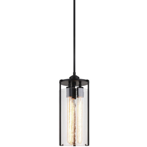 Bayou 3 Light 7.13 inch Black Pendant Ceiling Light