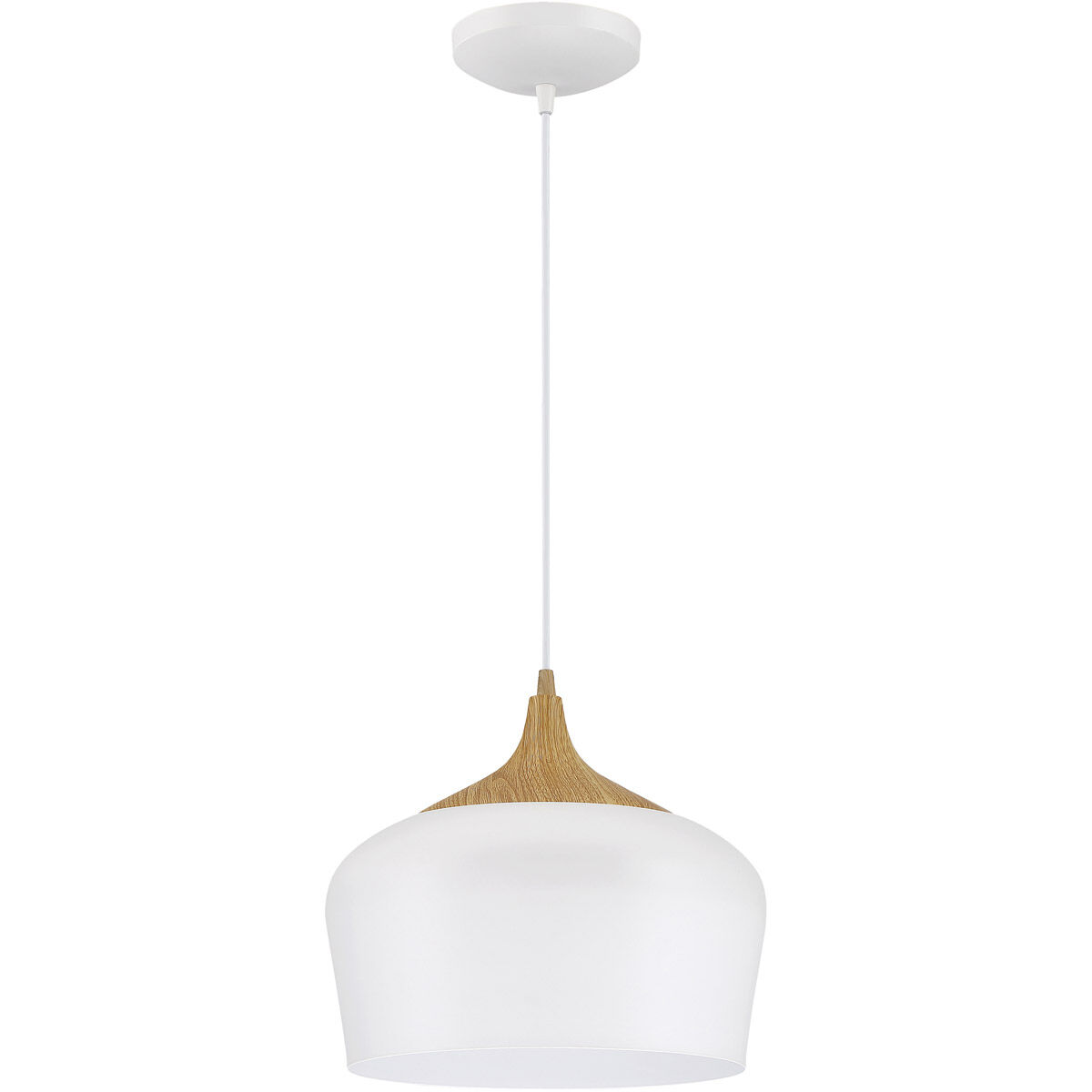 Blend LED 12 inch White Pendant Ceiling Light