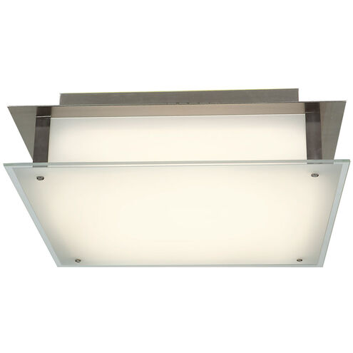 Vision LED 18 inch Brushed Steel Flush Mount Ceiling Light