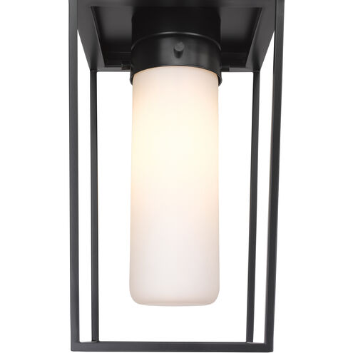 Sheridan 1 Light 8 inch Black Outdoor Chain Mount Ceiling Fixture