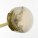 Kelly Wearstler Melange LED 63 inch Antique-Burnished Brass Linear Pendant Ceiling Light