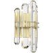 Bolton Sconce Wall Light in Aged Brass