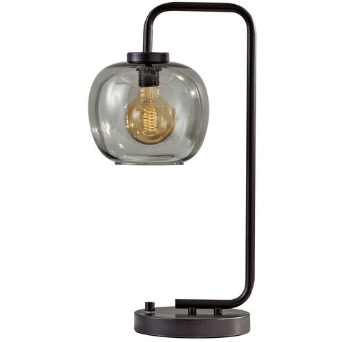 Ashton 20.5 inch 40 watt Matte Black Table Lamp Portable Light