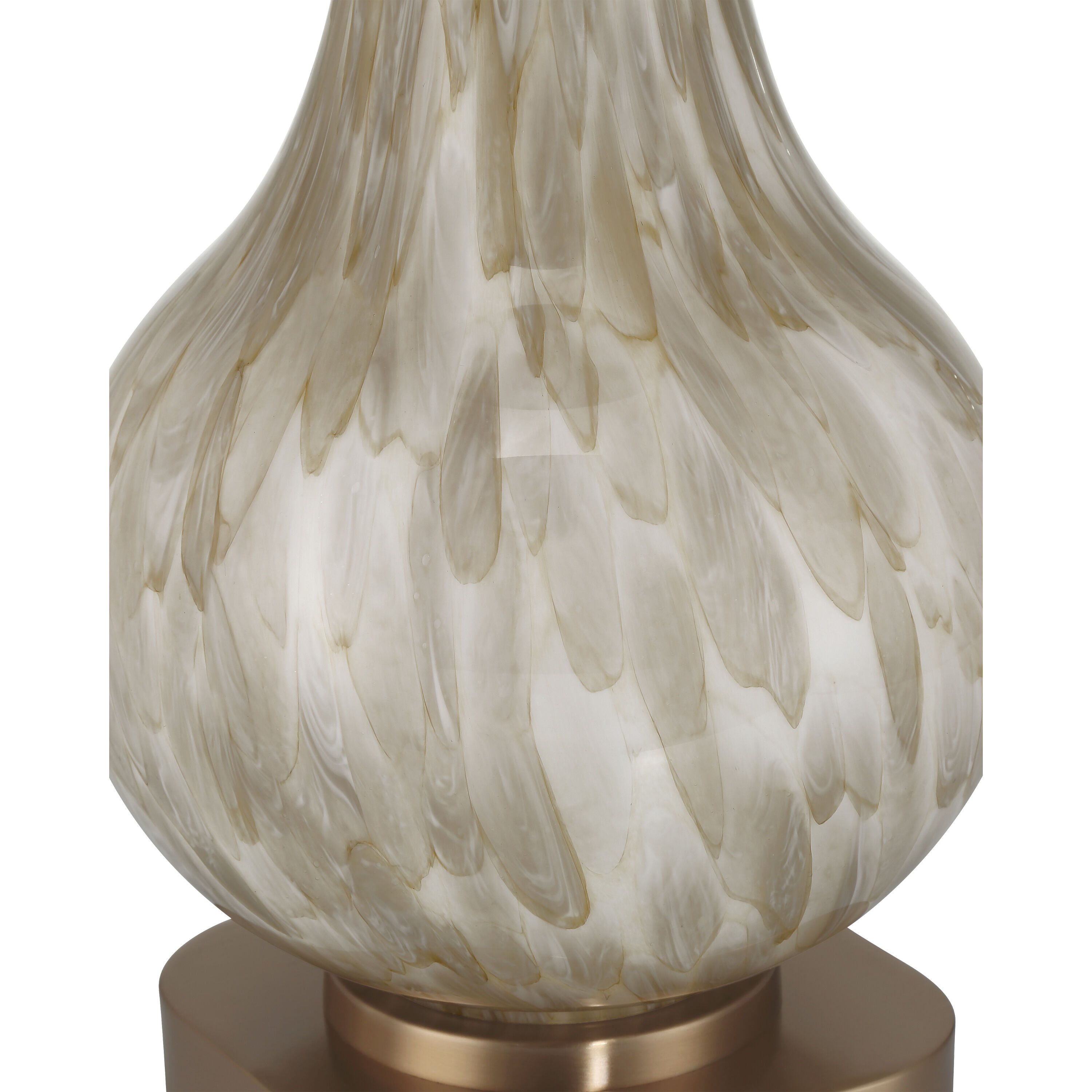 Bombon 31 inch 150.00 watt Pale Brown/Off-White/Antique Brass Table Lamp Portable Light