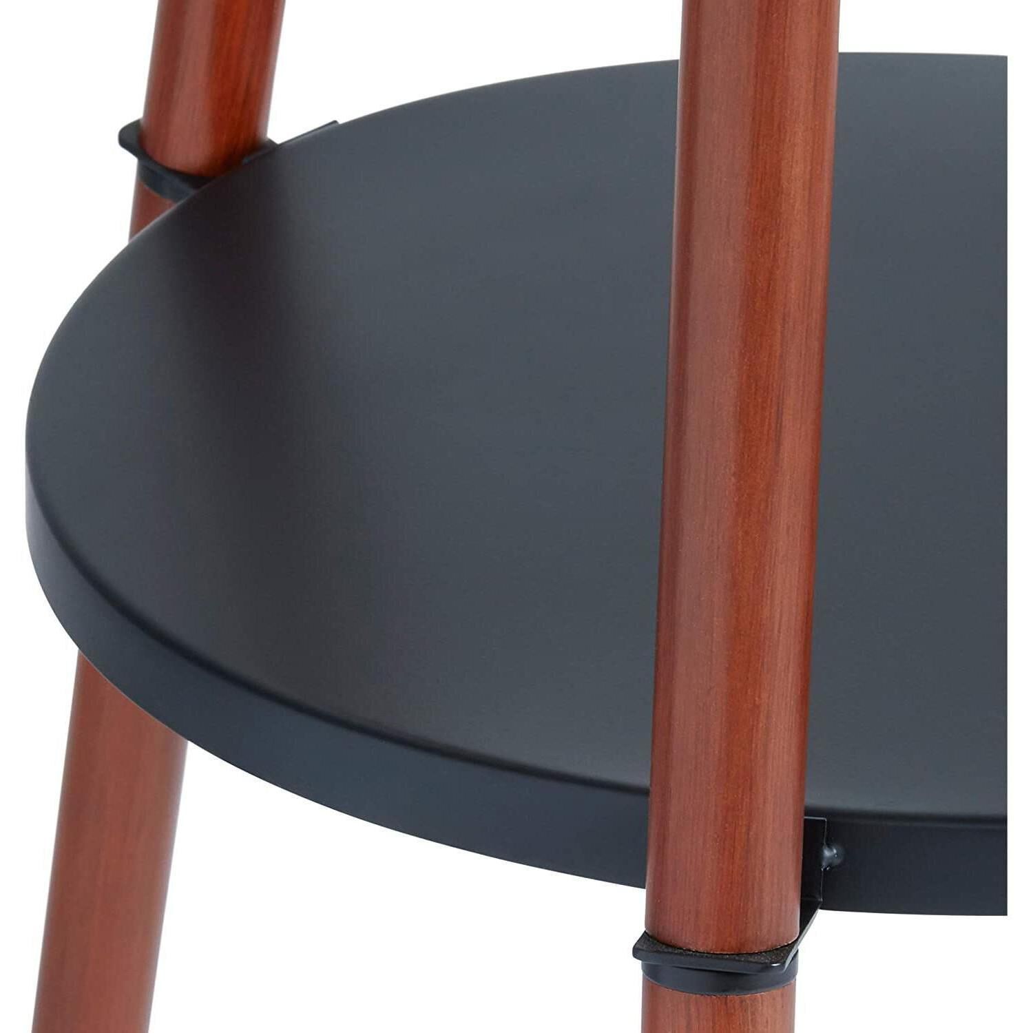 Sophia 61 inch 60 watt Walnut Floor Lamp Portable Light, Simplee Adesso