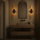 Aristocrat 2 Light 4.5 inch Dark Bronze and French Gold Wall Sconce Wall Light