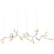 Vines LED 159.25 inch Coffee Bronze Chandelier Ceiling Light