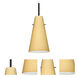 Cierro LED Black Stem Pendant Ceiling Light