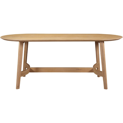 Trie 76 X 36 inch Natural Dining Table, Small