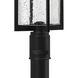 Shelter LED 28 inch Black Outdoor Post Mount Lantern, Low Voltage