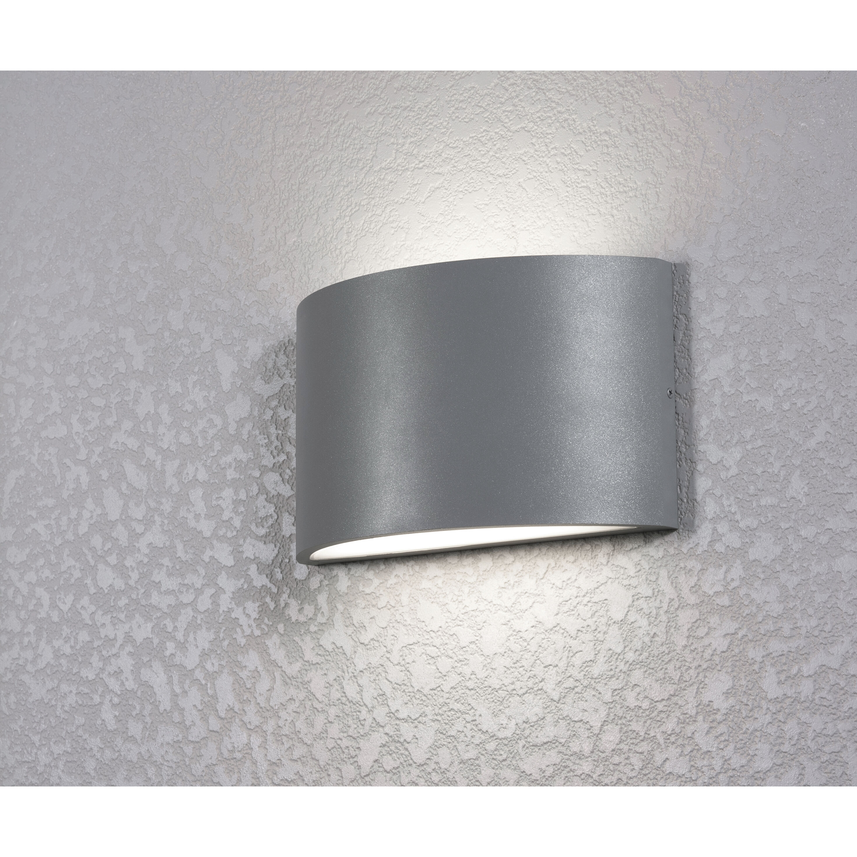 Celia LED 12 inch Textured Grey Outdoor Sconce
