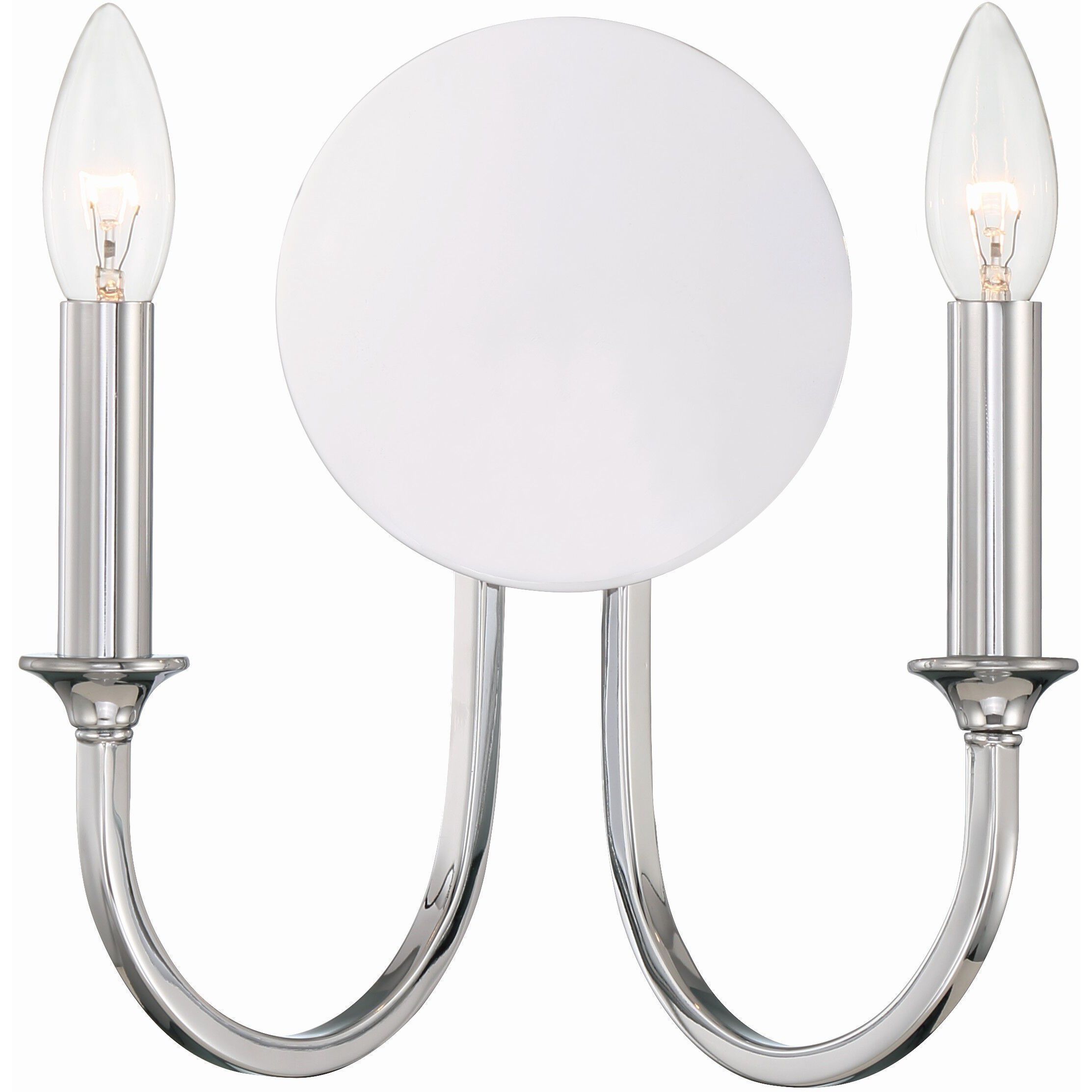 Payton Bath Wall Light in Polished Chrome