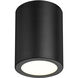 Harley 1 Light 5 inch Matte Black Flush Mount Ceiling Light