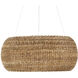 Boucle 6 Light 36 inch Beige Chandelier Ceiling Light