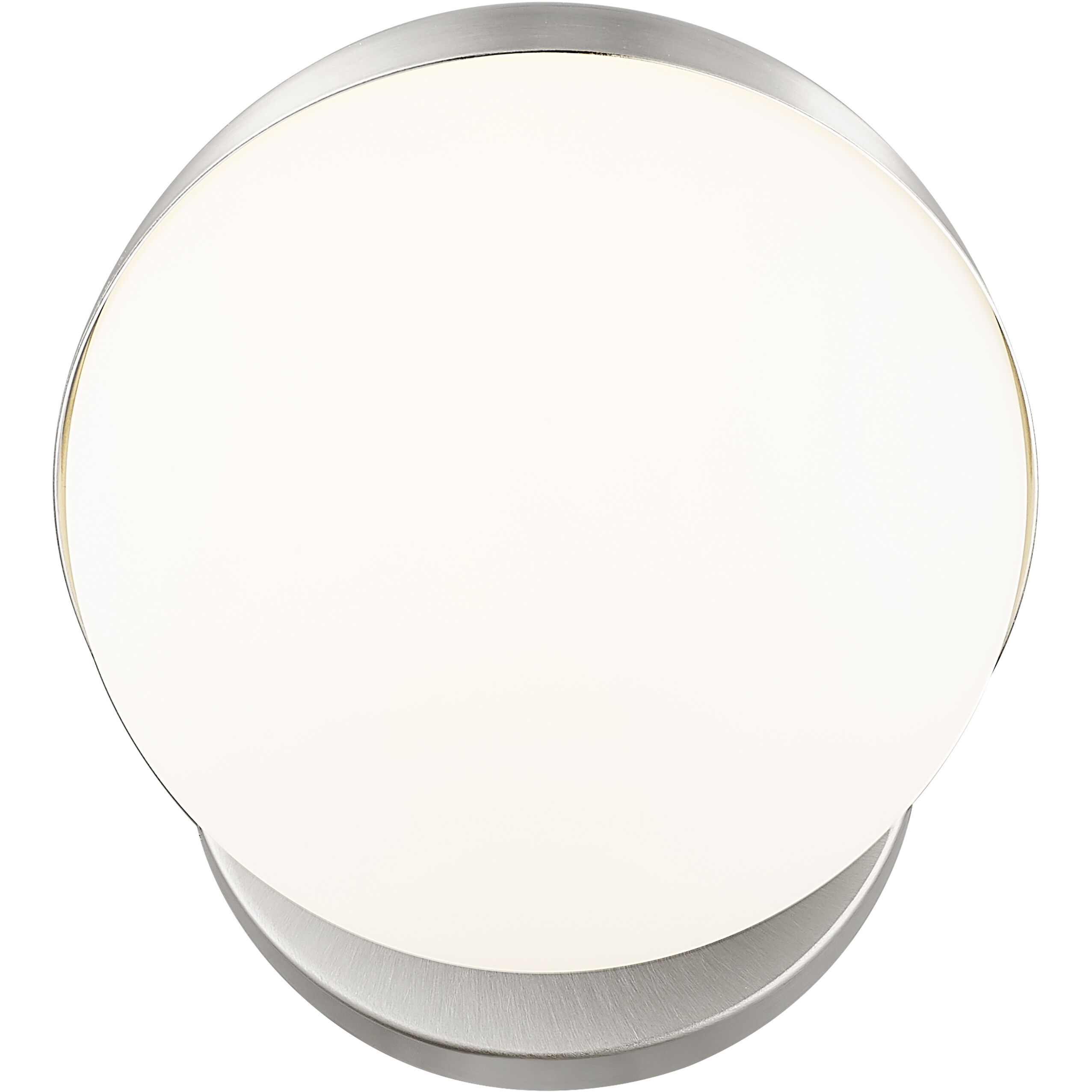 Realm Sphere Wall Sconce Wall Light in Brushed Nickel