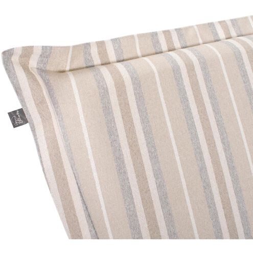 Dune Sand Outdoor Puff Scroll Chair