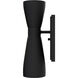 Zola 2 Light 4.75 inch Flat Matte Black Wall Sconce Wall Light, Medium