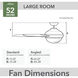 Brazos 52 inch Fresh White Outdoor Ceiling Fan