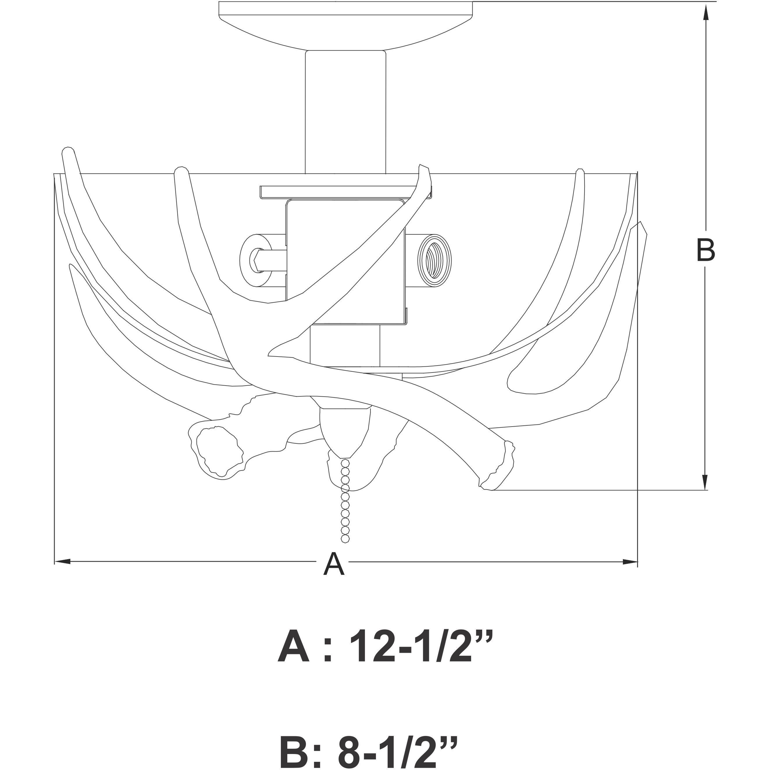 Lodge LED Weathered Patina Convertible Light Kit