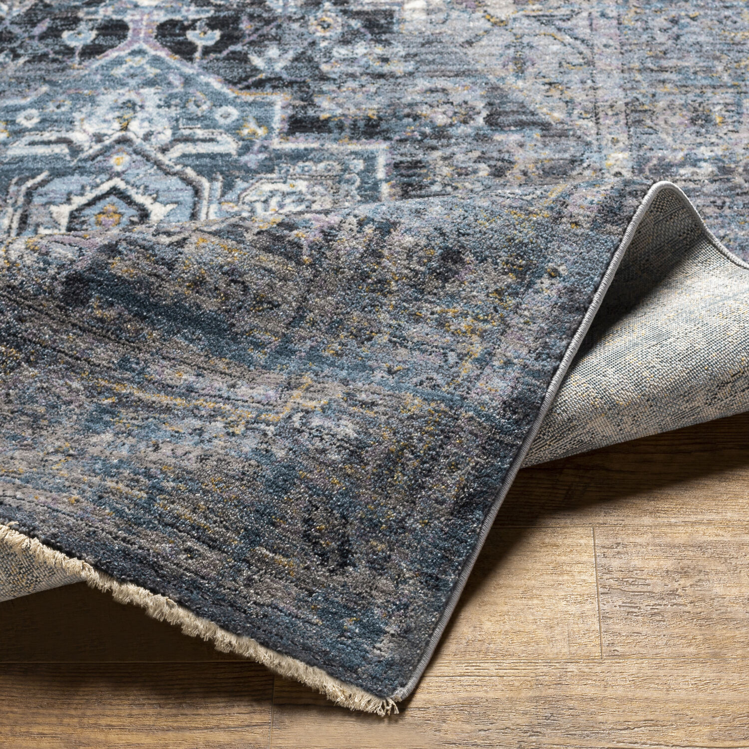 Babel 120 X 94 inch Pewter Rug, Rectangle