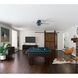 Hartland 52 inch Indigo Blue with Light Gray Oak Blades Ceiling Fan