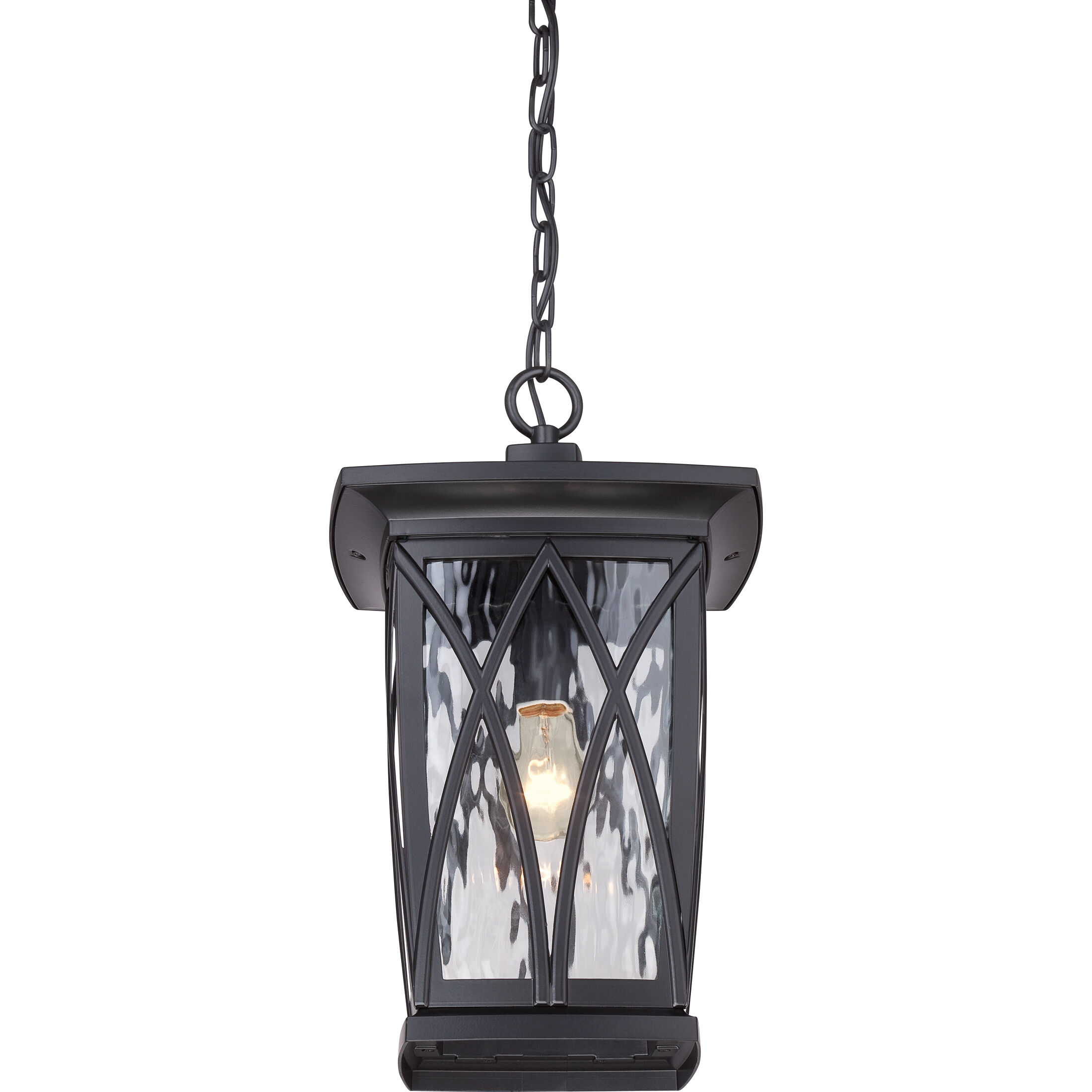 Grover 1 Light 11 inch Mystic Black Outdoor Hanging Lantern