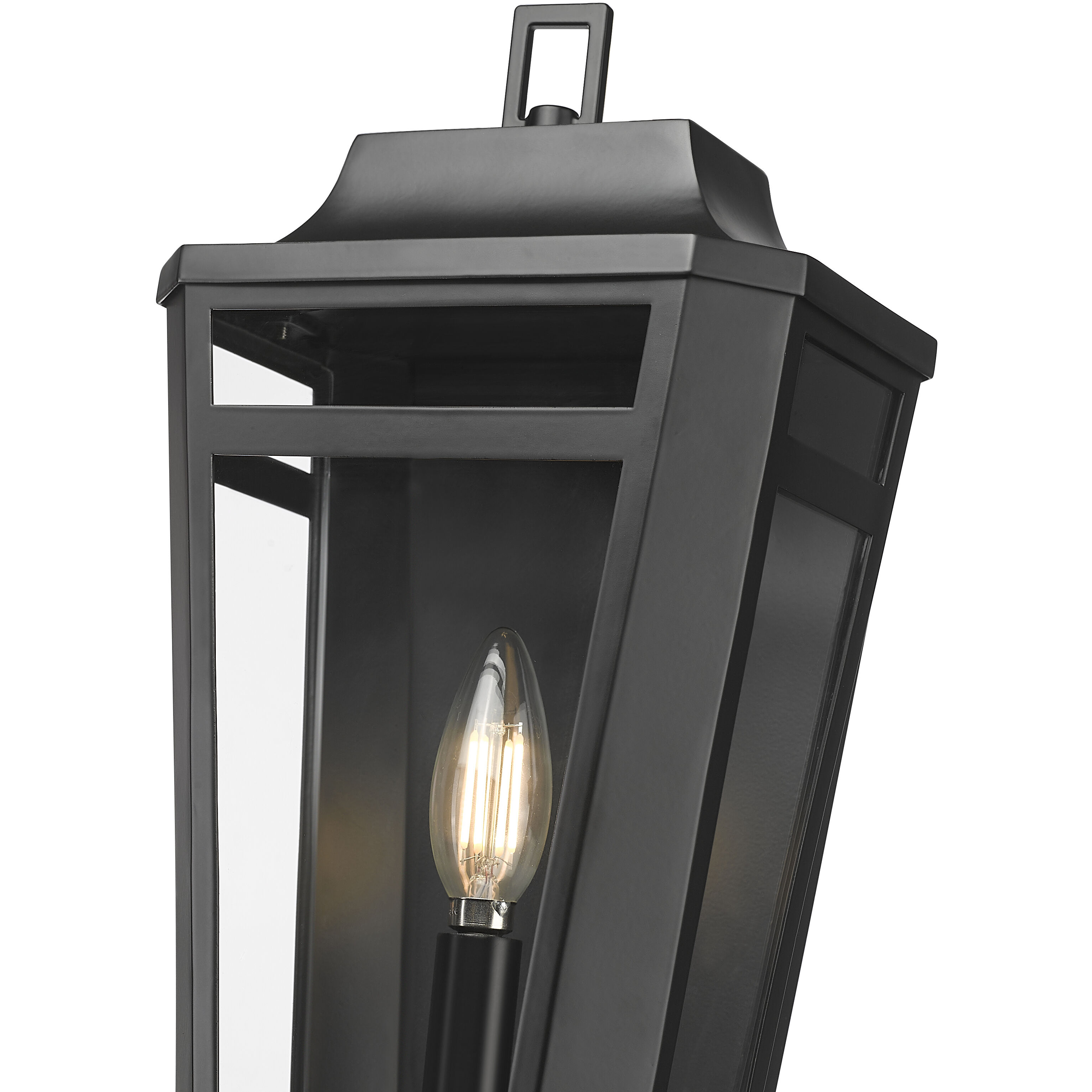 Sumerlin 1 Light 14.5 inch Powder Coated Black Outdoor Wall Sconce