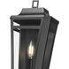 Sumerlin 1 Light 14.5 inch Powder Coated Black Outdoor Wall Sconce