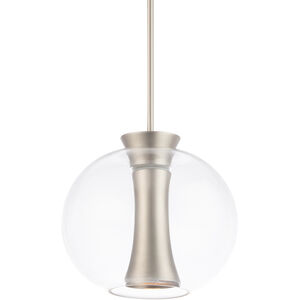 Echo LED 9.5 inch Brushed Nickel Mini-Pendant Ceiling Light, dweLED
