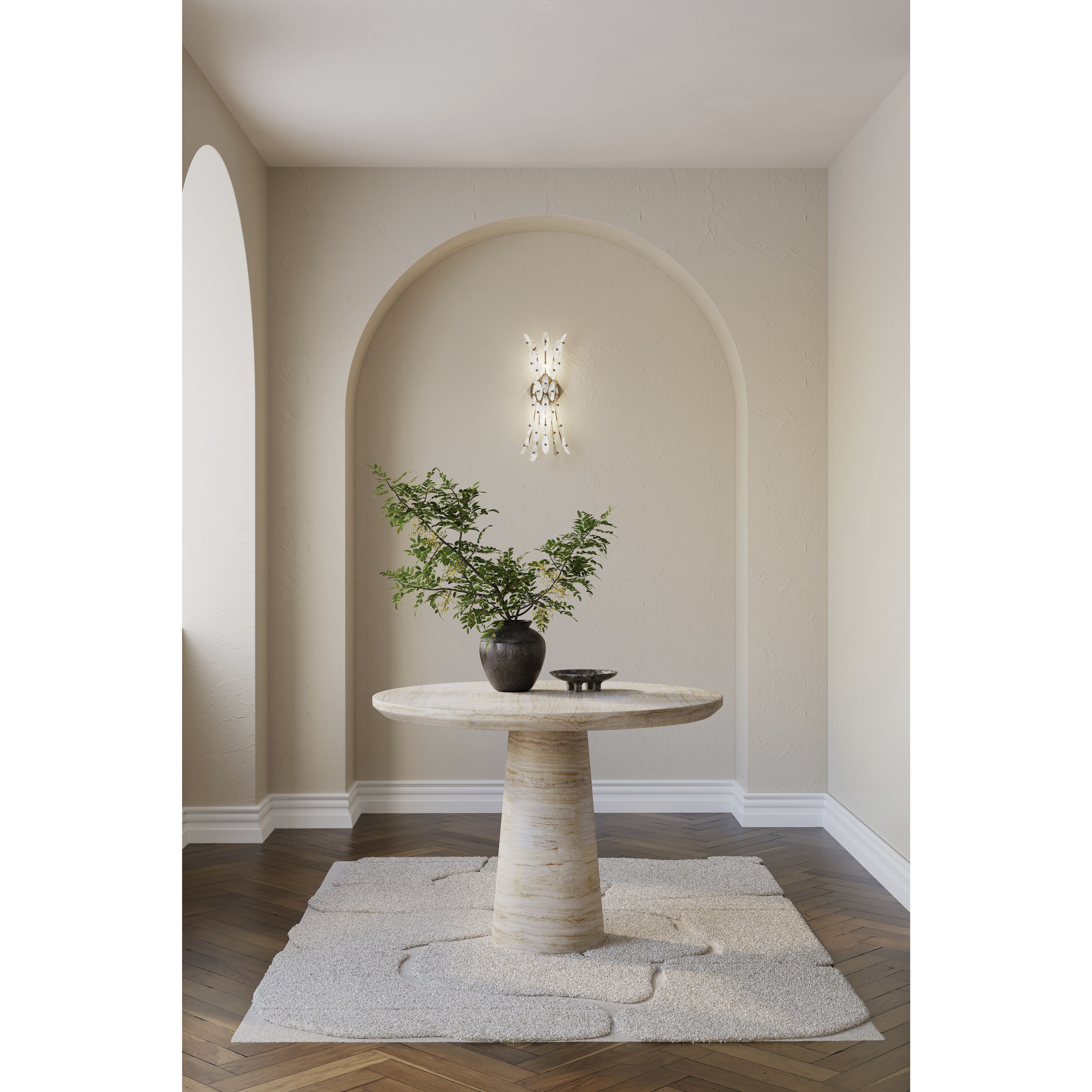 Sorra 2 Light 8 inch Painted Legacy Brass Wall Sconce Wall Light