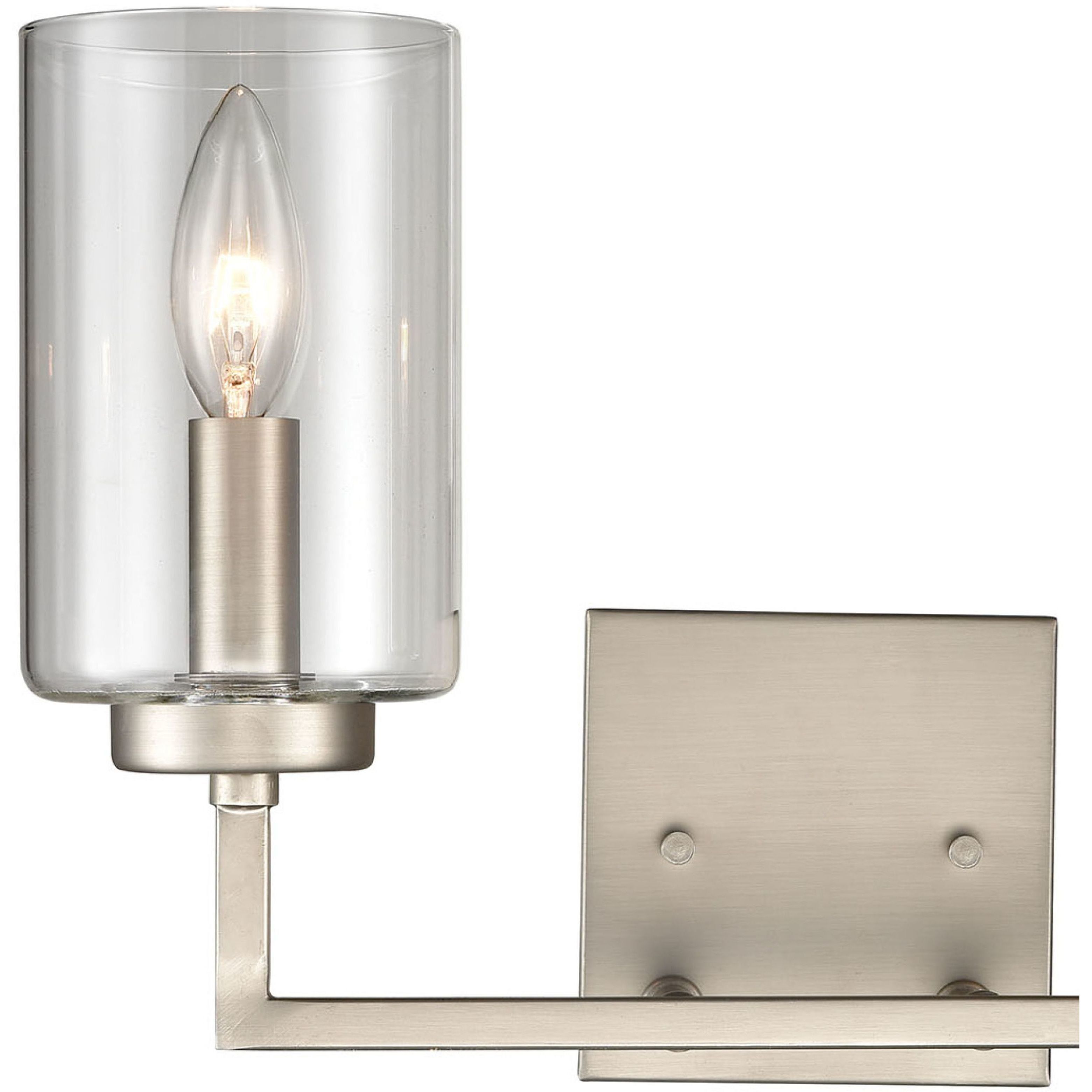 West End 2 Light 14.5 inch Brushed Nickel Vanity Light Wall Light