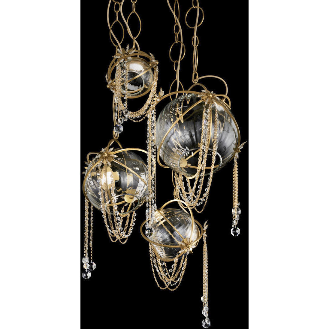 Forever Revere LED 24.1 inch Heirloom Gold Chandelier Ceiling Light
