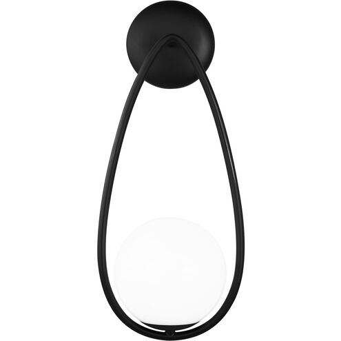 AERIN Galassia 1 Light 8 inch Midnight Black Wall Bath Fixture Wall Light