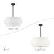 Fontana 5 Light 22 inch Bronze Pendant Chandelier Ceiling Light