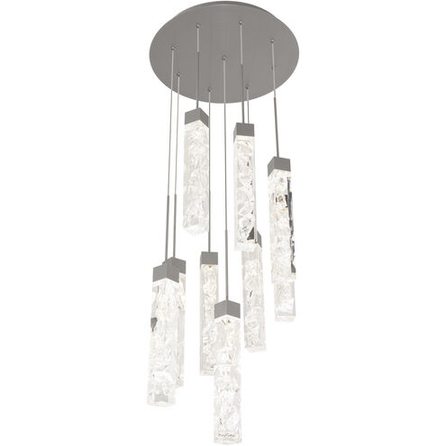 Minx 9 Light 17 inch Antique Nickel Multi-Light Pendant Ceiling Light